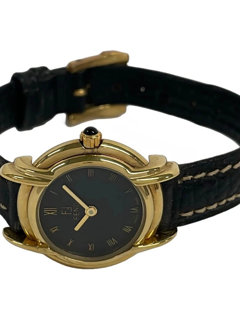 Fendi 300l 0****** Black Women's Wrist Watch